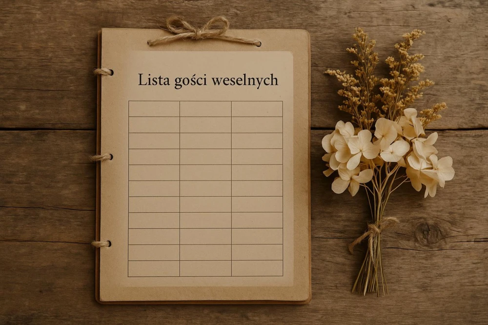 Lista gości weselnych 
